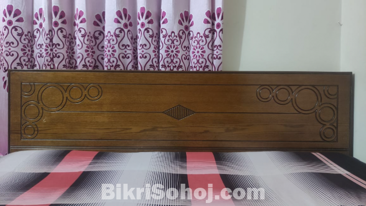 Malaysian wood cot with mattress